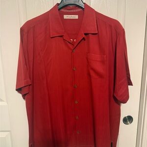 Tommy Bahama Men's Rich Red Casual Shirt